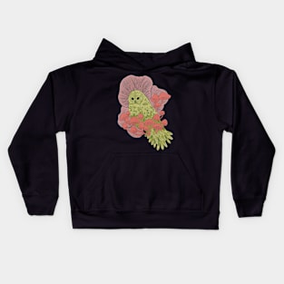 Mushroom owl. Kids Hoodie